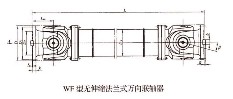 SWC-WF型小規(guī)格無(wú)伸縮法蘭式萬(wàn)向聯(lián)軸器