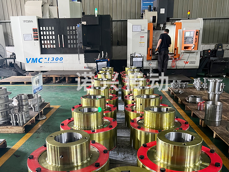 彈性聯軸器對設備運行起到緩沖作用